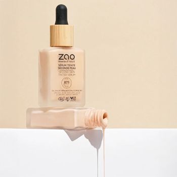 ZAO裸妝水漾精華粉底液(#871/粉白)