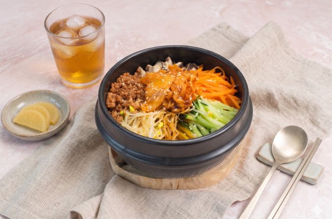 韓式植物肉拌飯