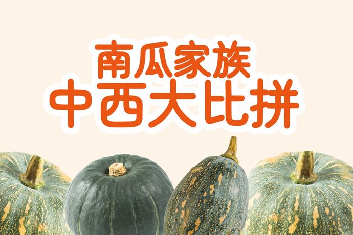 南瓜家族 長相口感多元 您喜歡哪一種？ 教您分辨對味的南瓜！