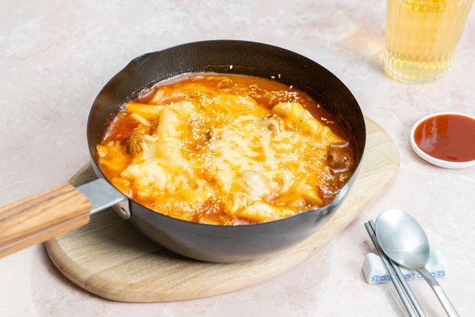 韓式熱狗起司年糕鍋