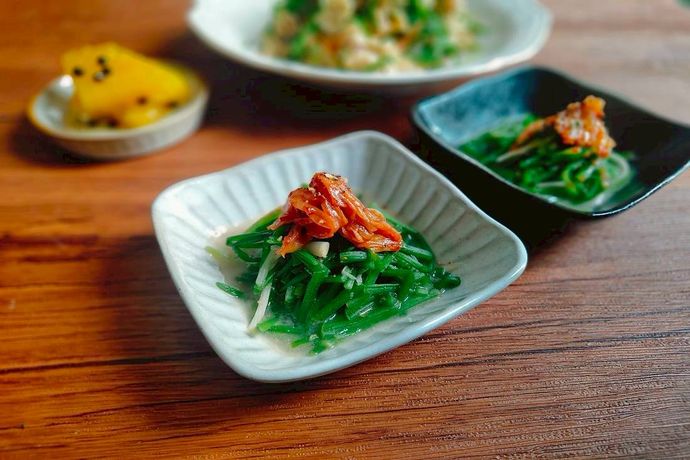 韓式泡菜胡麻拌水蓮