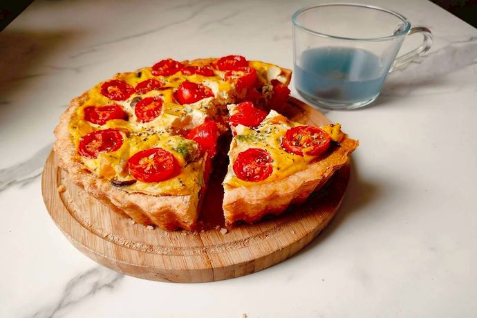 純素蔬菜鹹派 （6吋）