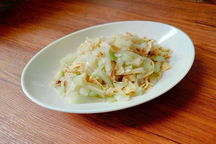 蒲瓜炒豆皮