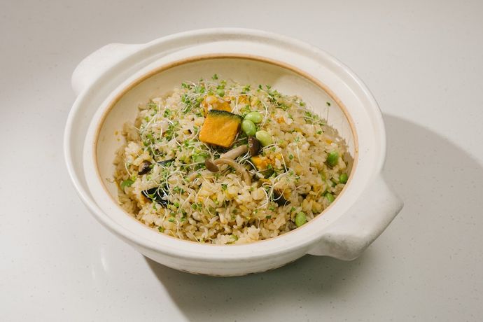 三日苗南瓜拌飯