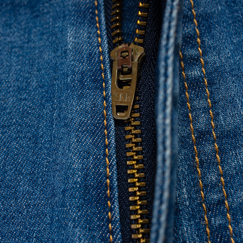 Organic女丹寧彈性牛仔褲(中藍)