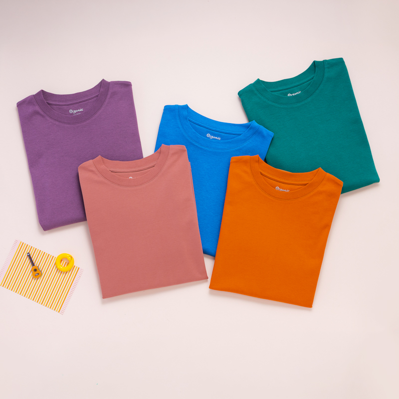 Organic經典圓短T恤(冷杉綠)