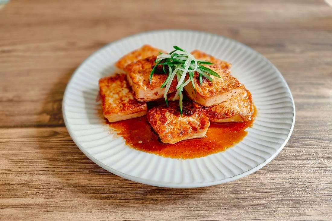 楓糖醬燒豆腐