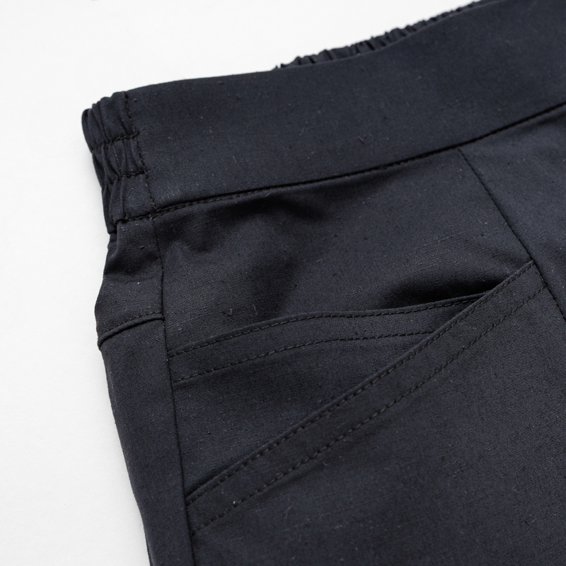 Organic女七分褲-鳳梨涼感紗(黑色)