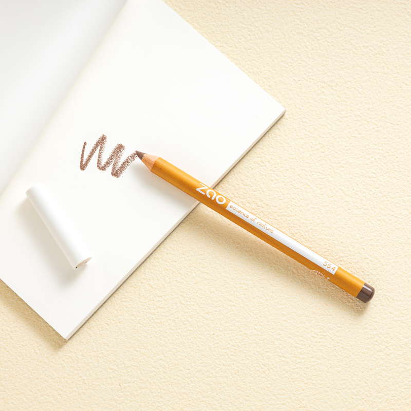 ZAO蒙娜麗莎眼眉兩用筆-#554咖啡棕