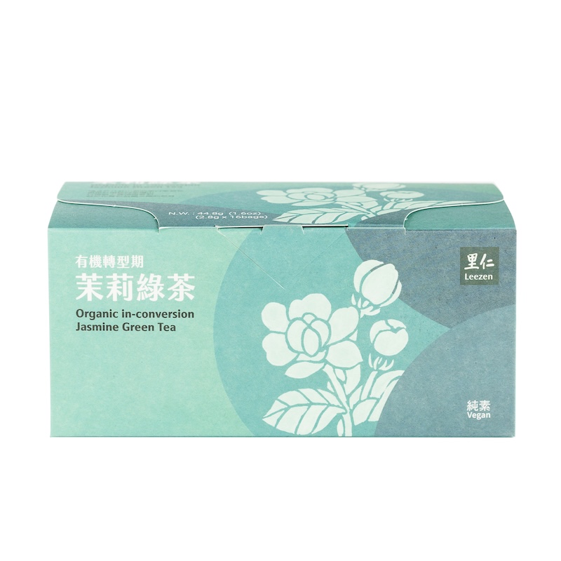 里仁有機轉型期茉莉綠茶茶包