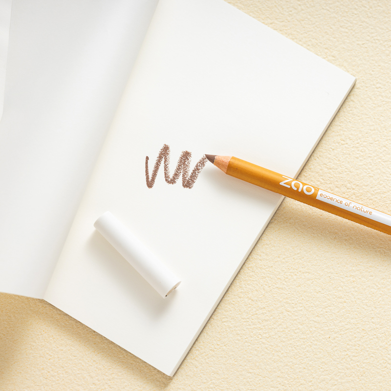 ZAO蒙娜麗莎眼眉兩用筆-#554咖啡棕