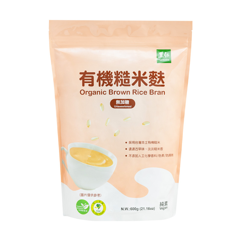 里仁有機糙米麩-無加糖