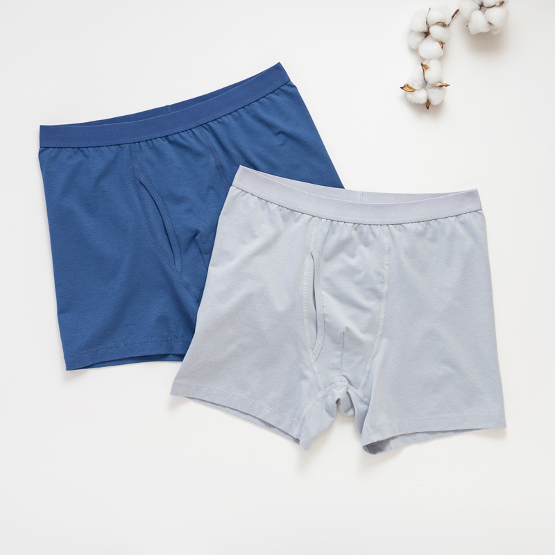 Organic恆感男內褲(灰藍)