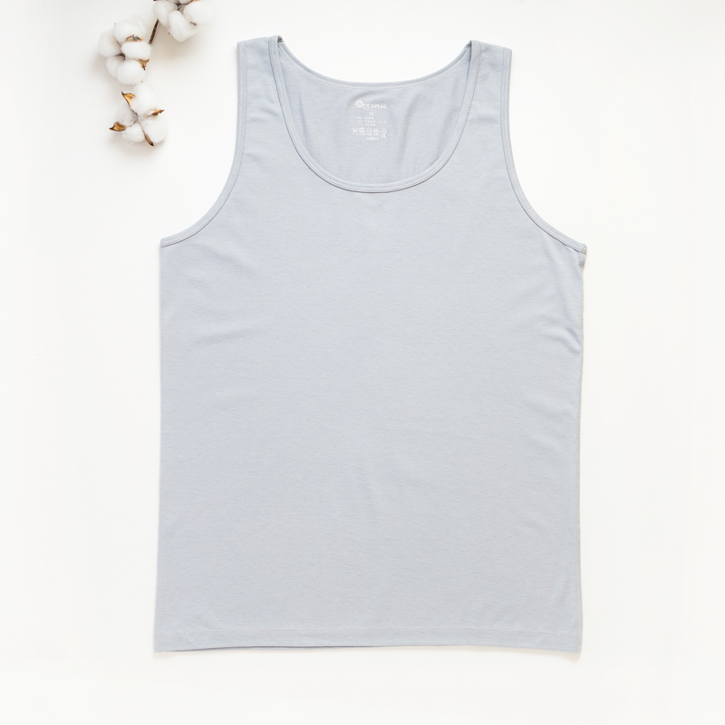 Organic恆感男背心(銀灰)