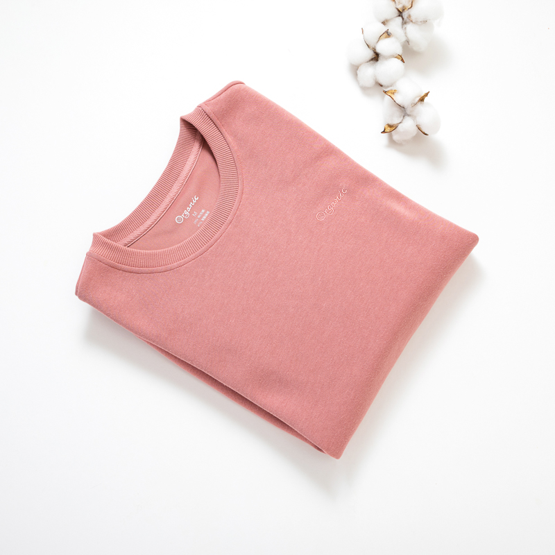 Organic大學T(粉色)