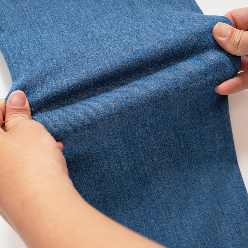 Organic女丹寧彈性牛仔褲(中藍)