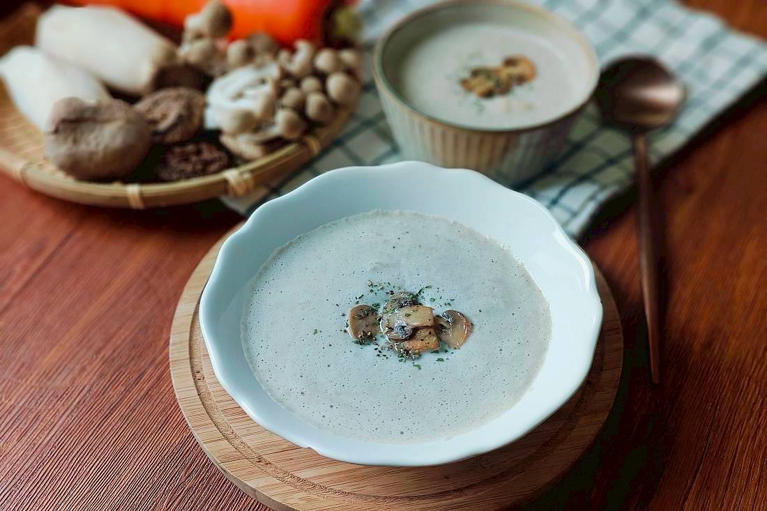車前草子磨菇濃湯