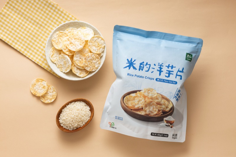 非油炸製程搭配鹽之花，爽脆可口