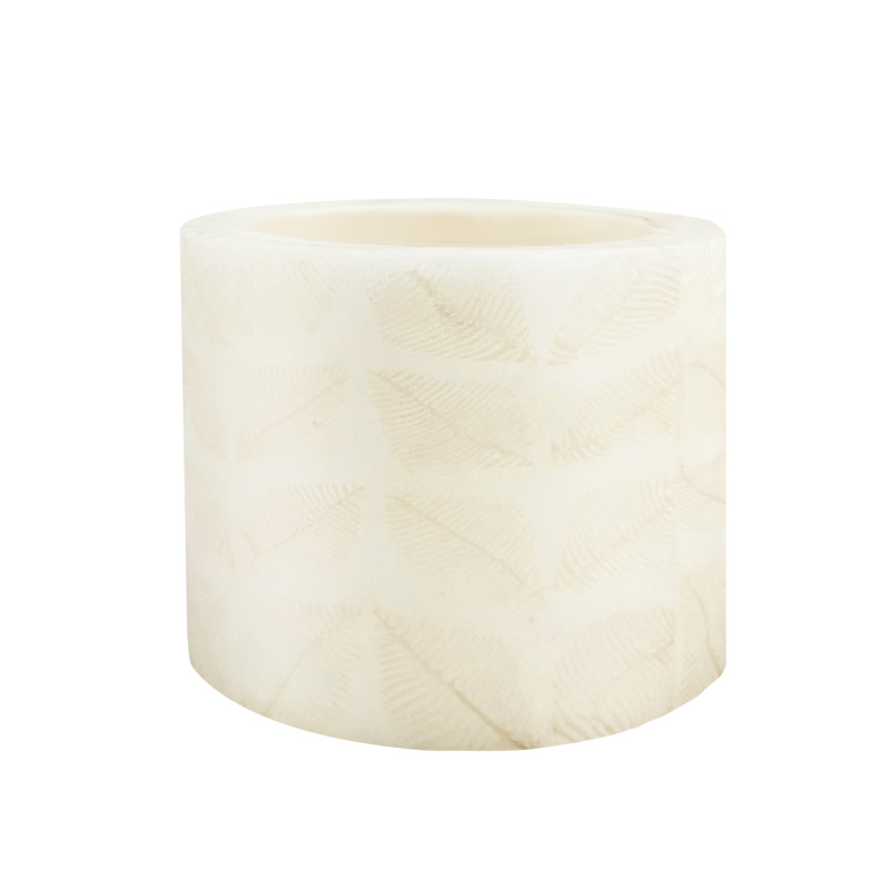 Swazi Candles光影蠟雕杯-葉影