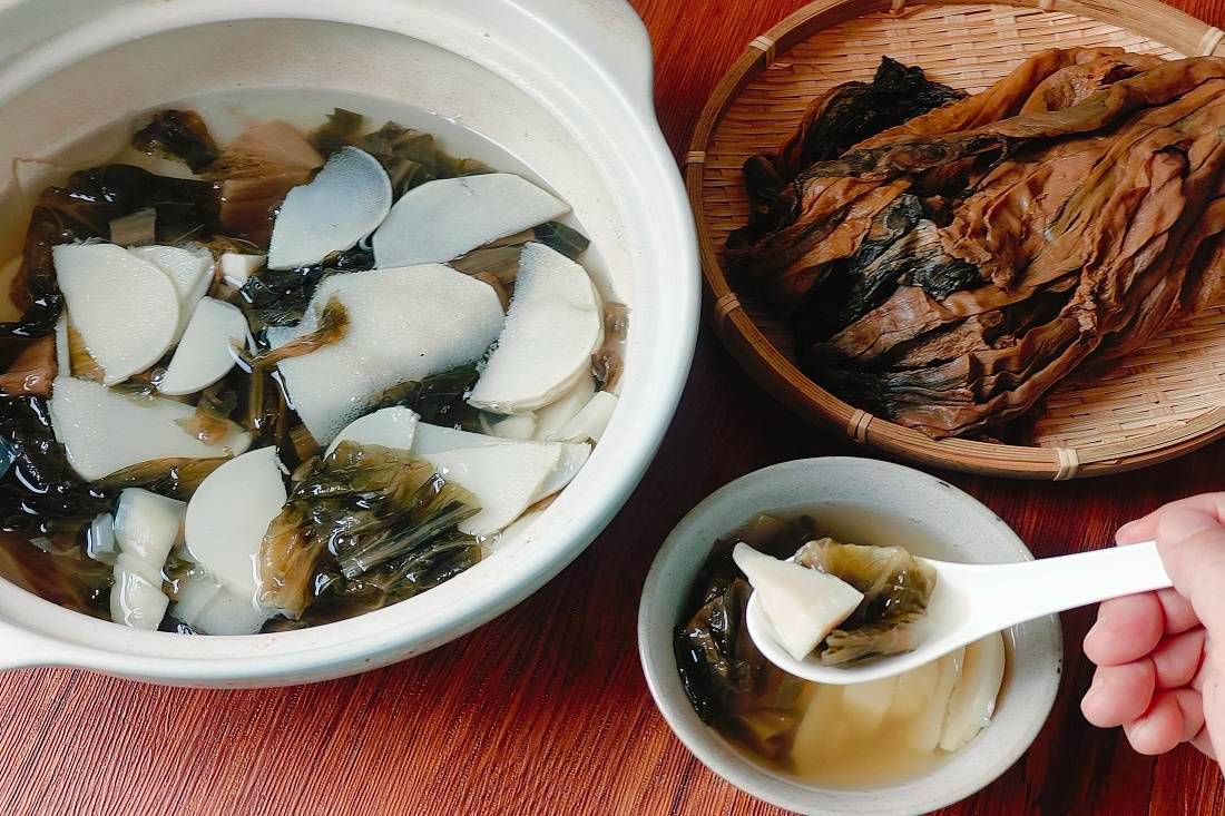 福菜筍片湯