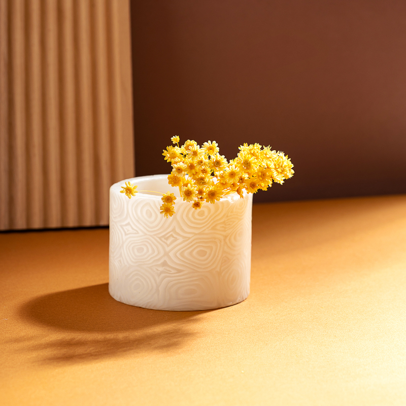 Swazi Candles光影蠟雕杯-圓圈