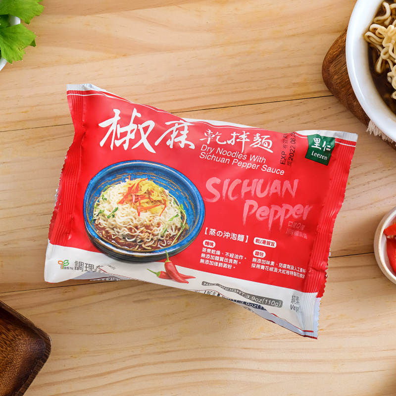 里仁椒麻乾拌麵