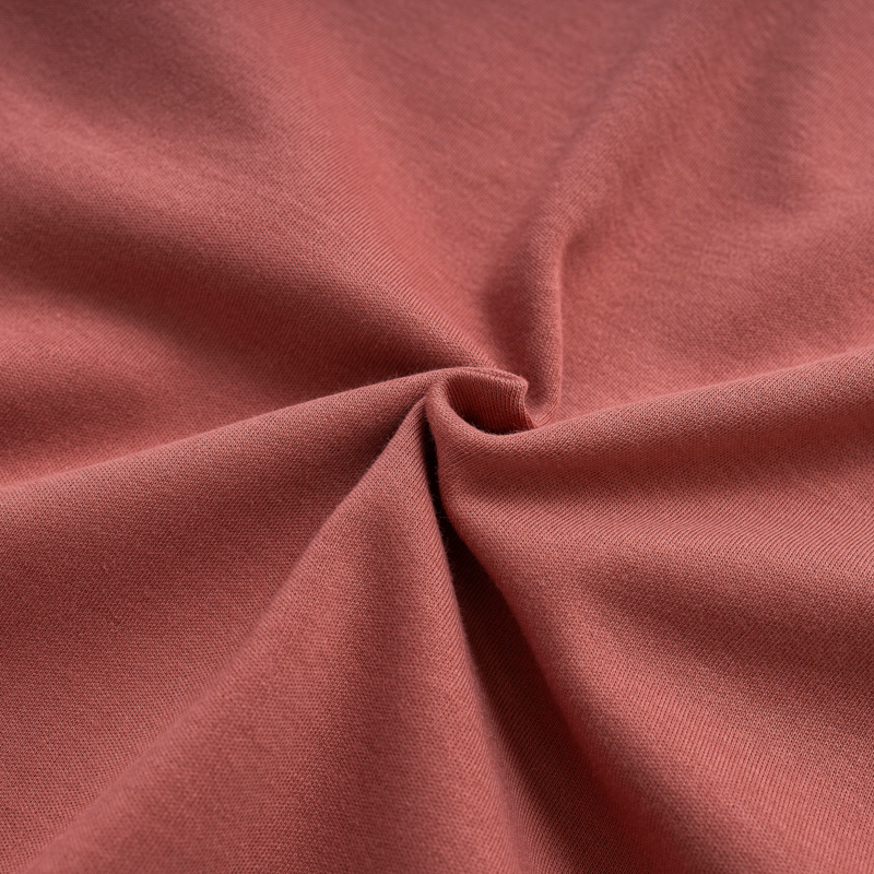 Organic經典圓短T恤(洛神粉)