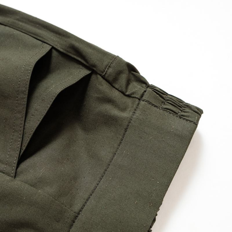 Organic女七分褲-鳳梨涼感紗(墨綠)