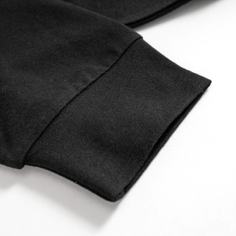 Organic男保暖圓領衫(黑色)