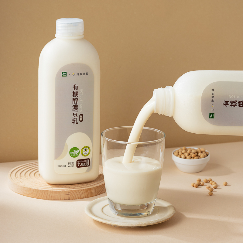 里仁有機醇濃豆乳-無糖960ml