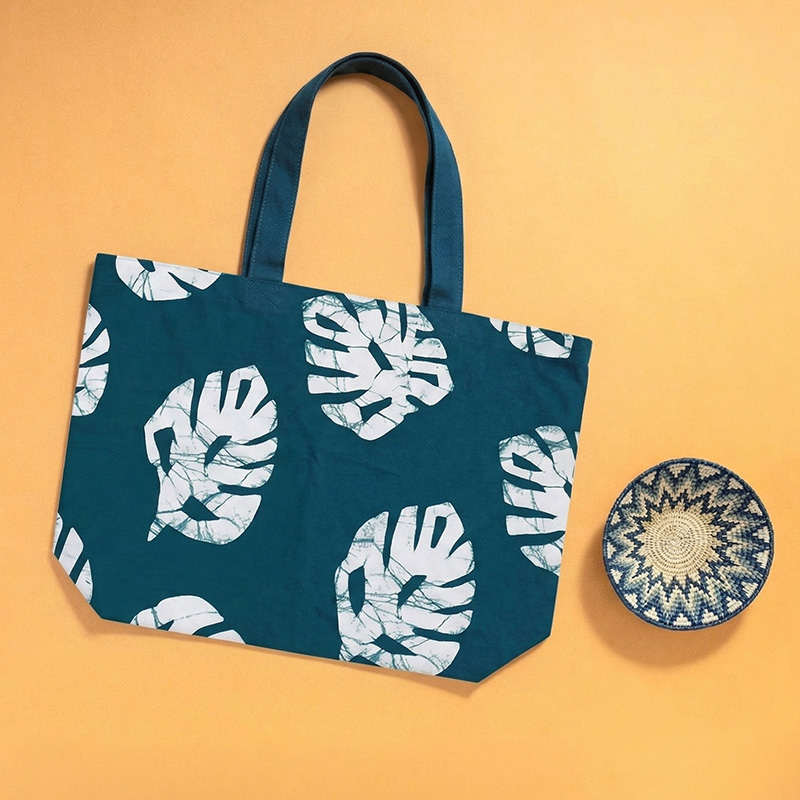 Baobab Batik蠟染托特包-葉子