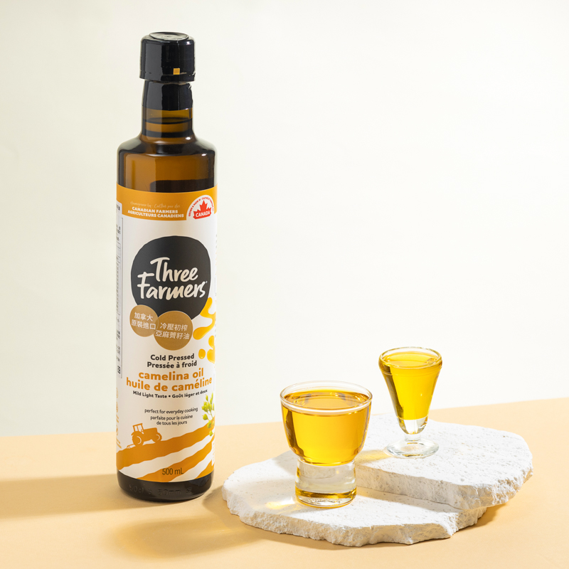 Three Farmers冷壓初榨亞麻薺籽油