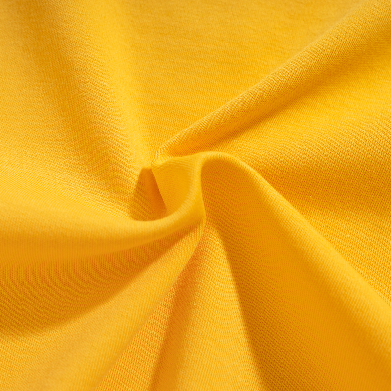 Organic圓短T恤-圖騰之舞(黃色)