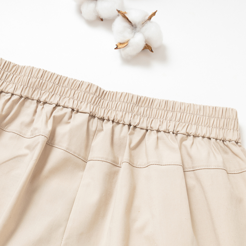 Organic女七分褲-鳳梨涼感紗(卡其)