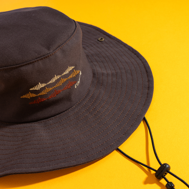 Organic登山帽-炭咖(圖騰)