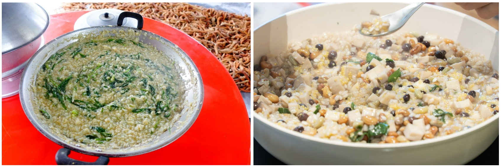 芳香誘人 樹豆野菜小米燉飯