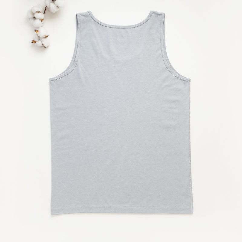 Organic恆感男背心(銀灰)