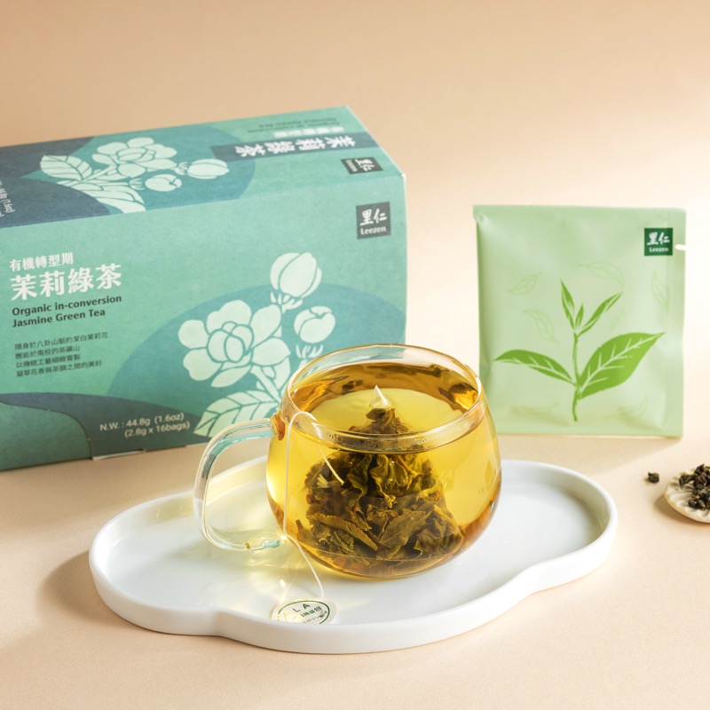 里仁有機轉型期茉莉綠茶茶包
