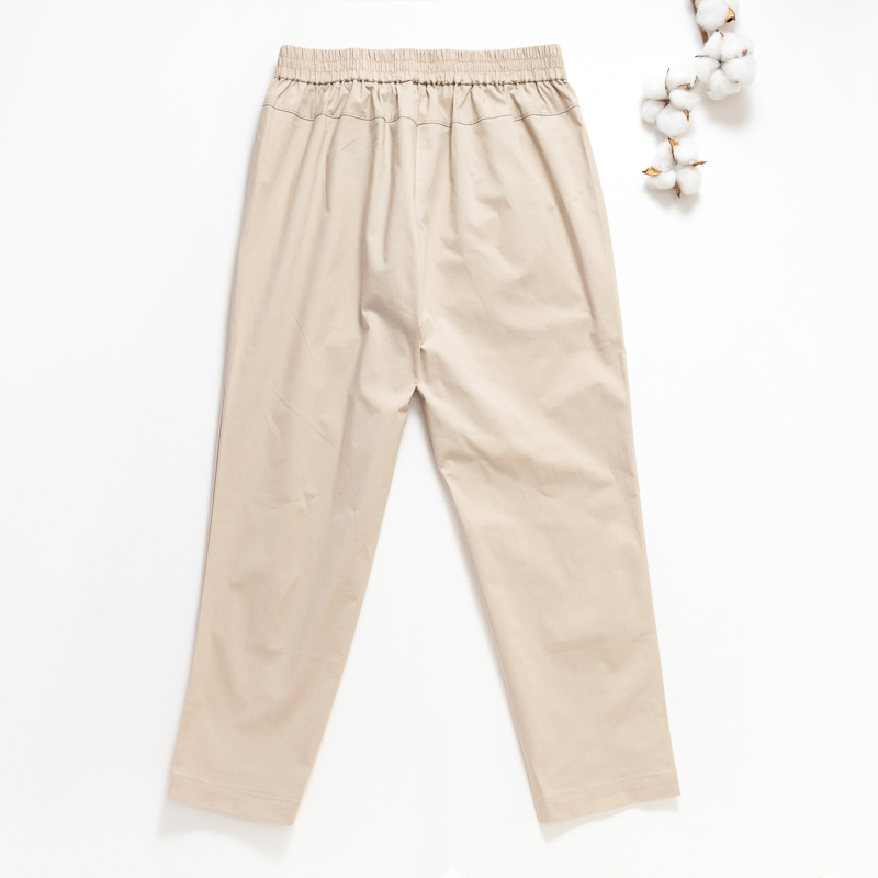 Organic女七分褲-鳳梨涼感紗(卡其)