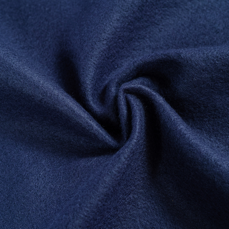 Organic女刷毛立領背心(午夜藍)