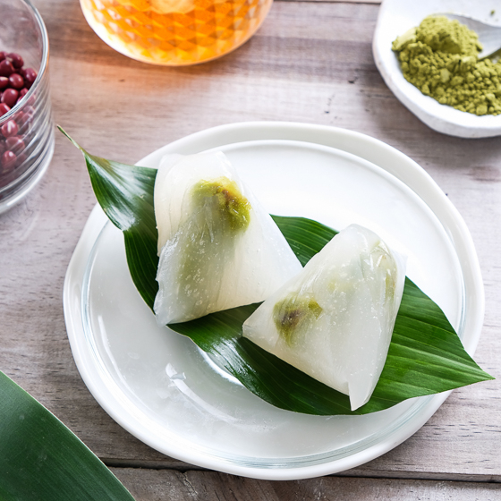 里仁抹茶紅豆冰粽