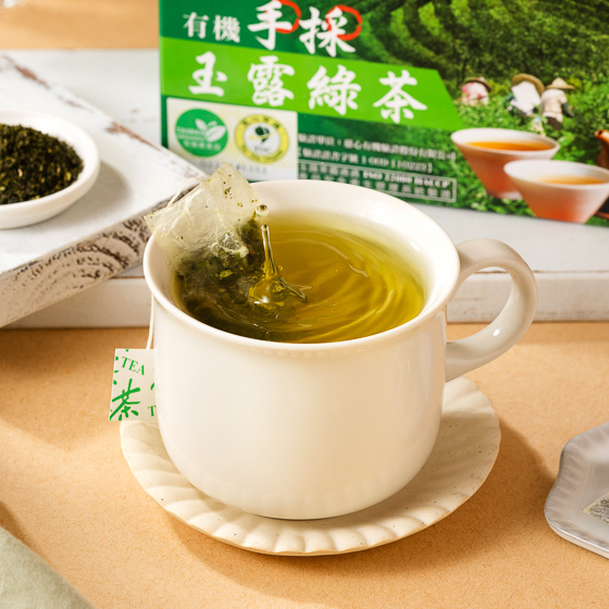 玉露茶園有機手採綠茶包