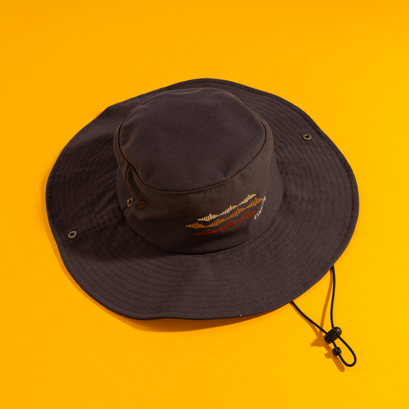 Organic登山帽-炭咖(圖騰)