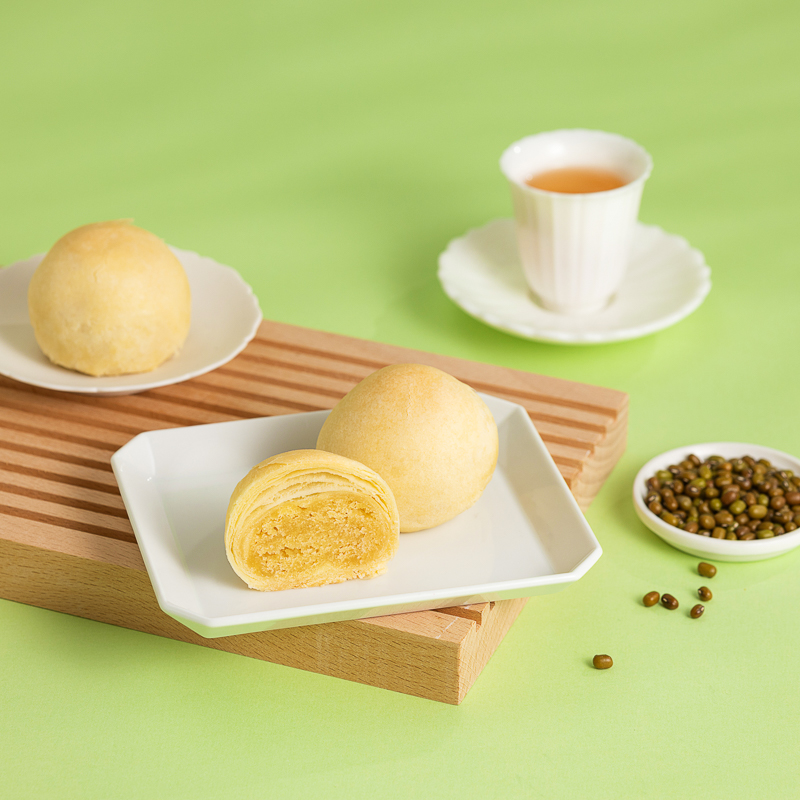 里仁綠豆沙小月餅