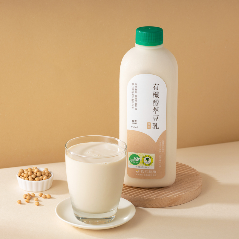 拾吾豆乳有機醇萃豆乳(微糖)960ml