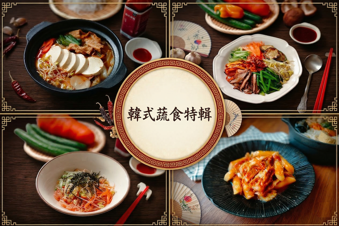 一匙辣醬點亮桌上旬味｜四款必學的道地低碳韓式料理