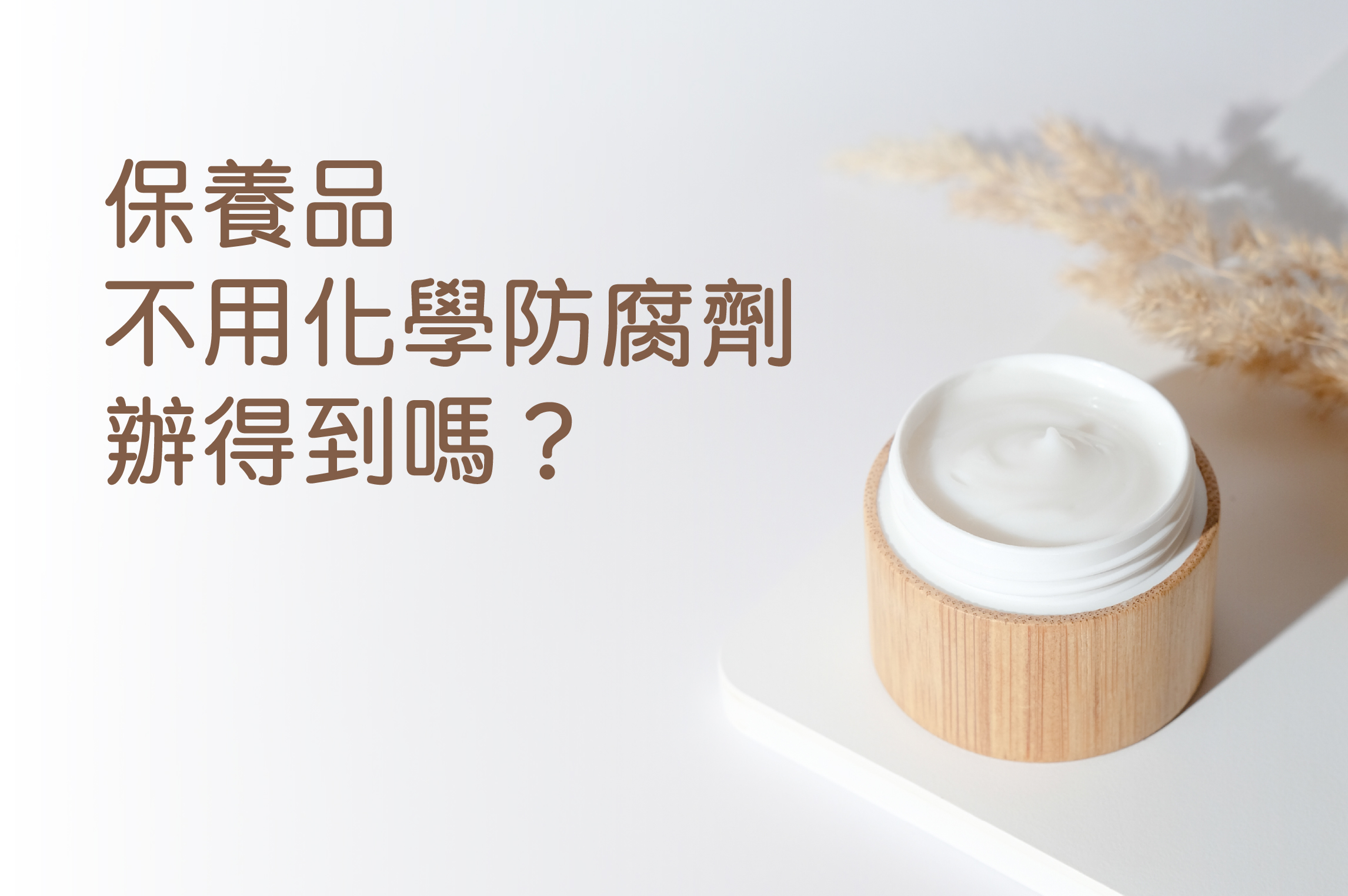 不用化學防腐劑 辦得到嗎？