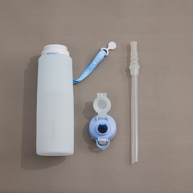 仁舟捲捲矽水瓶3.0沁藍