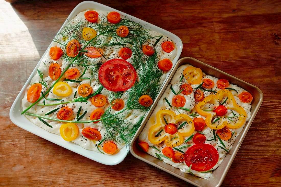 香草蔬果佛卡夏