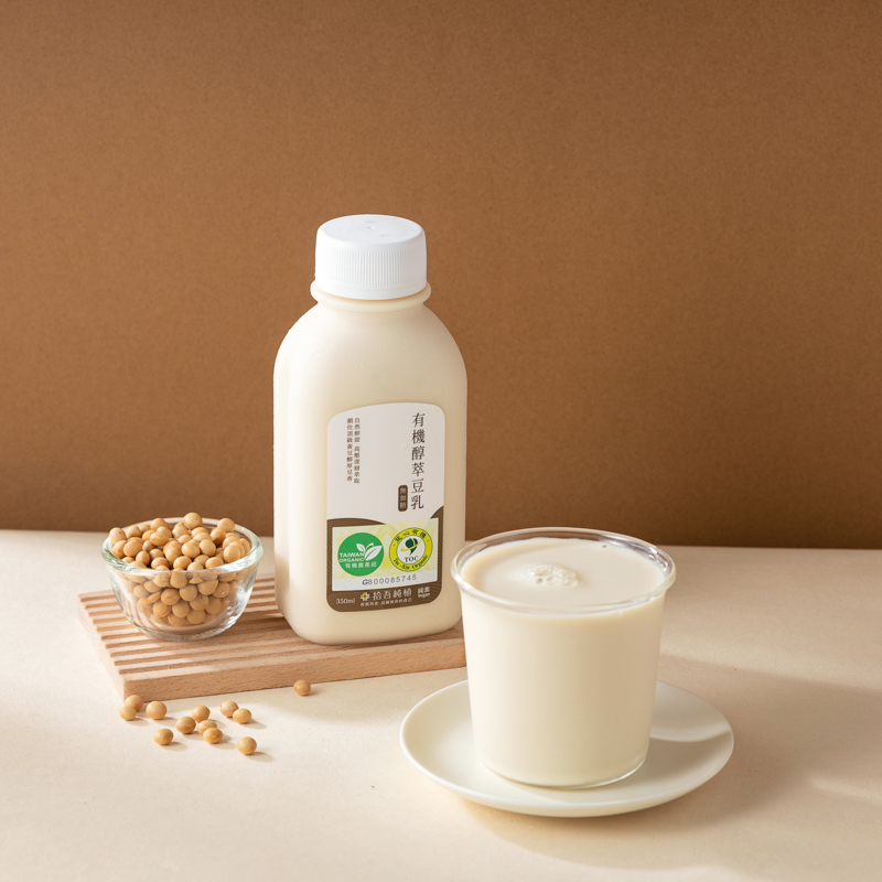 拾吾豆乳有機醇萃豆乳(無加糖)350ml